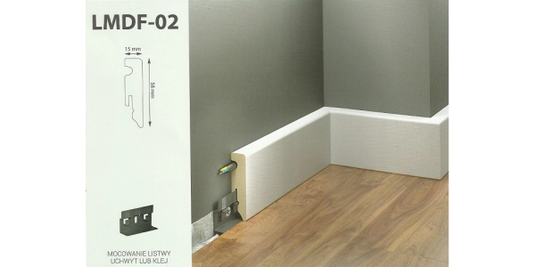 Listwa przypodłogowa Creativa LMDF-02 220 × 6,0 × 1,1 cm